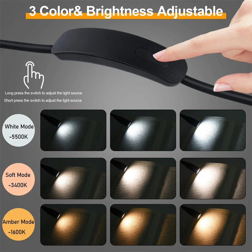 USB-Rechargeable Hands-Free LED Neck Light