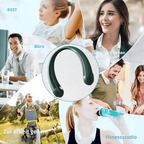 USB-Rechargeable & Hands-Free Neck Fan (3-Speed)