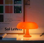 USB Rechargeable LED Mushroom Table Lamp