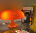 USB Rechargeable LED Mushroom Table Lamp