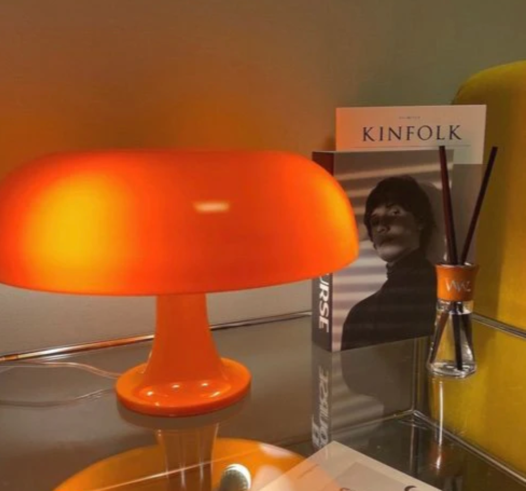 USB Rechargeable LED Mushroom Table Lamp