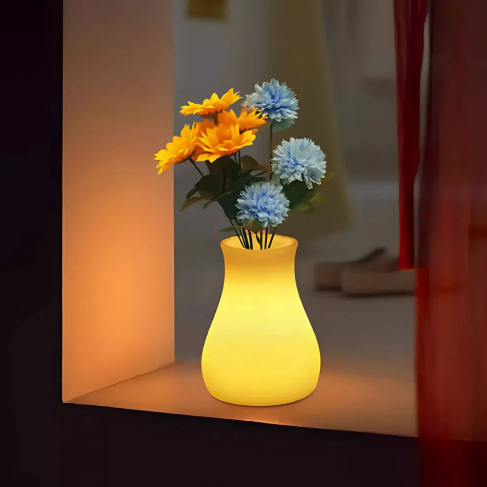 USB Rechargeable Remote-Controlled Color-Changing Vase