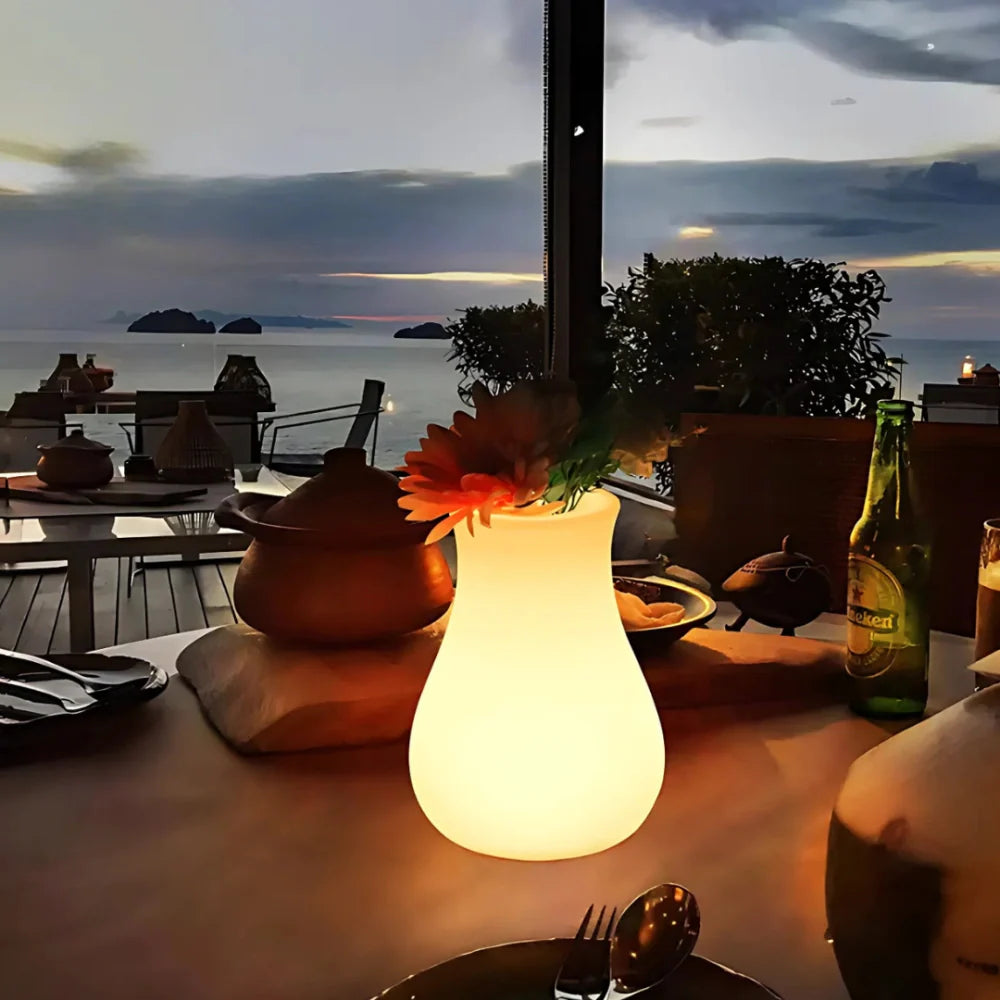 USB Rechargeable Remote-Controlled Color-Changing Vase