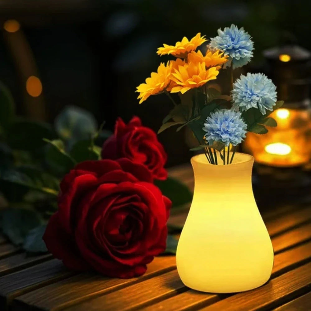 USB Rechargeable Remote-Controlled Color-Changing Vase