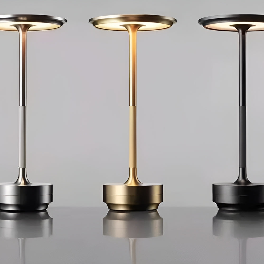 USB-Rechargeable Touch-Dimmable LED Aluminum Desk Lamp