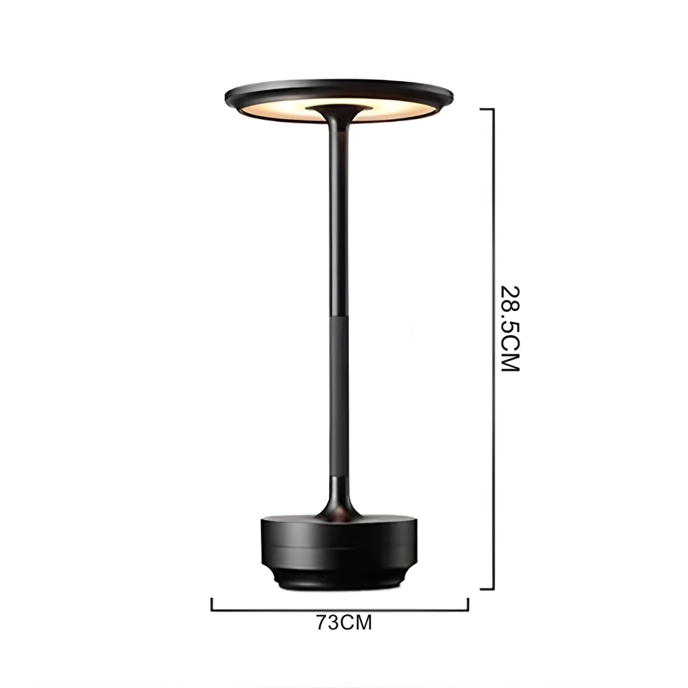 USB-Rechargeable Touch-Dimmable LED Aluminum Desk Lamp