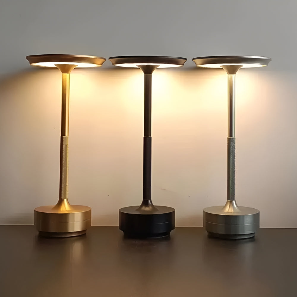 USB-Rechargeable Touch-Dimmable LED Aluminum Desk Lamp
