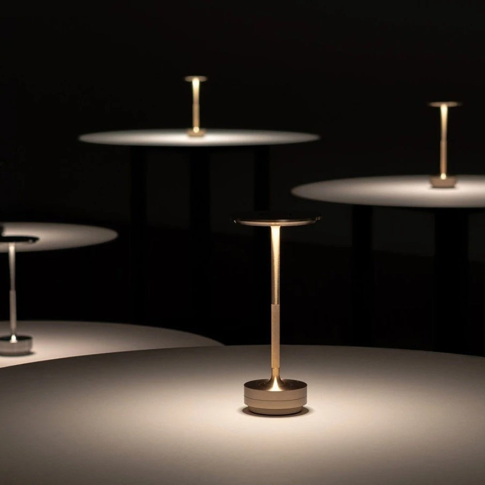 USB-Rechargeable Touch-Dimmable LED Aluminum Desk Lamp