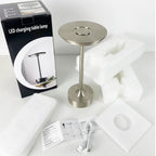 USB-Rechargeable Touch-Dimmable LED Aluminum Desk Lamp