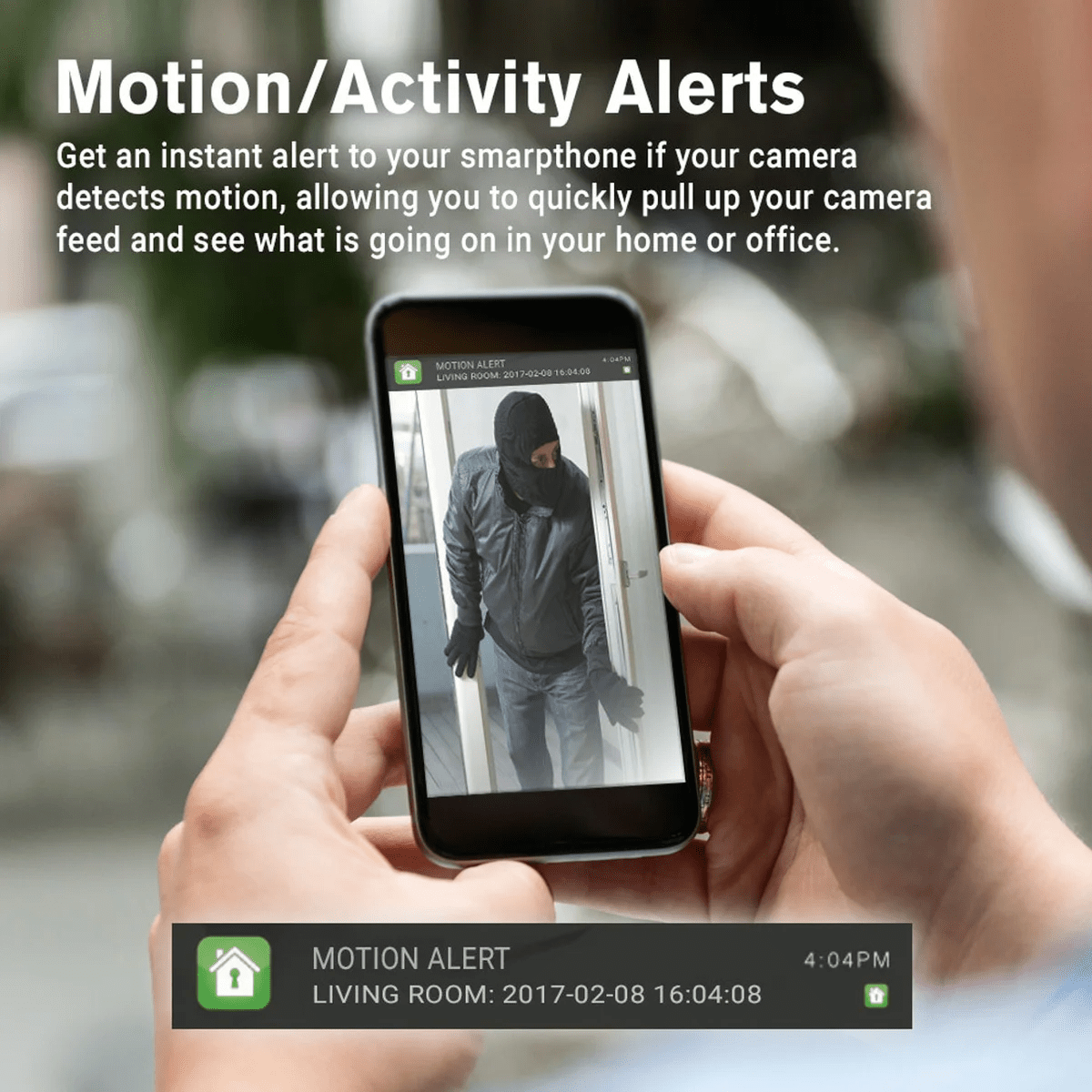 USB Wall Charger Camera 1080P HD Motion Detection