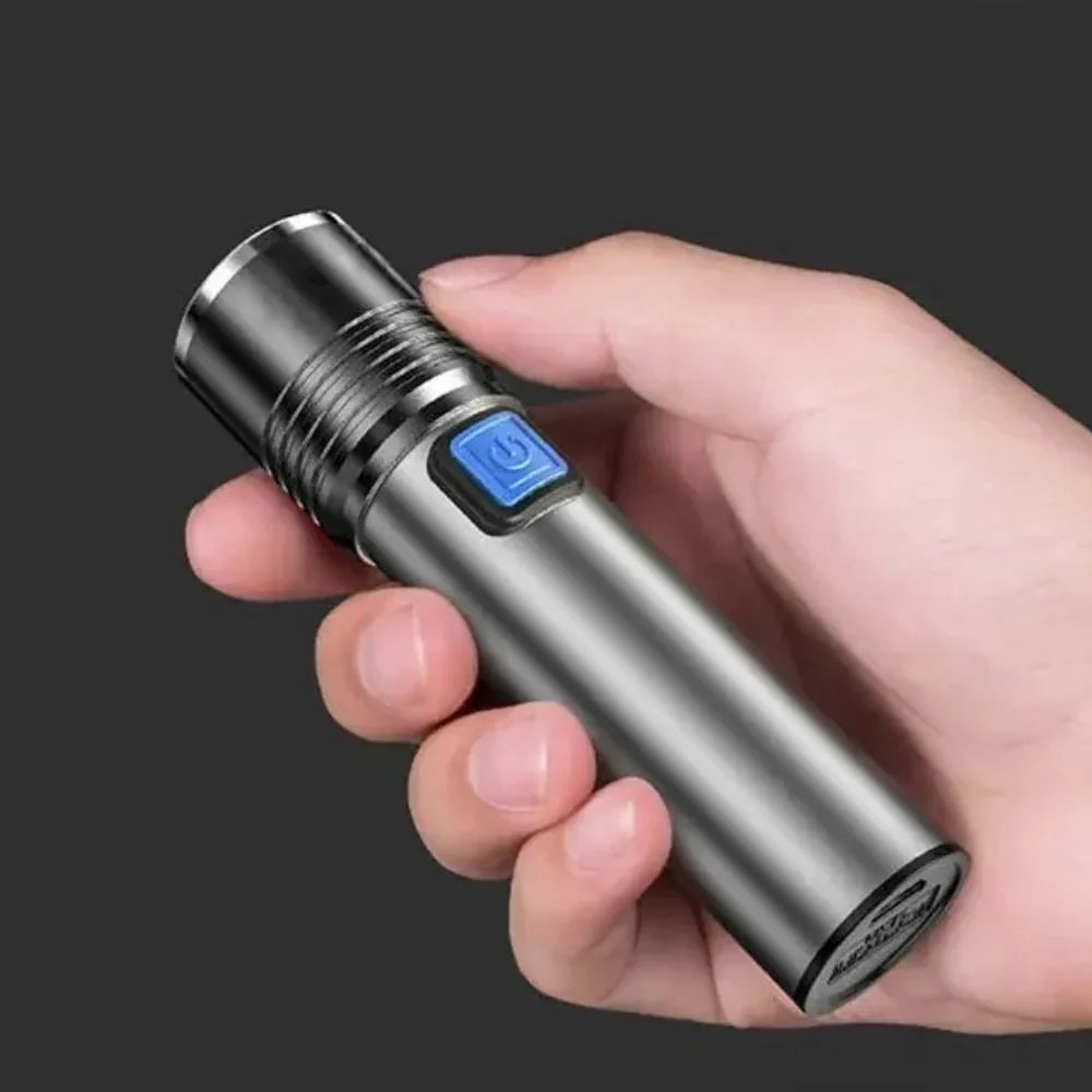 UV Flashlight 395nm Rechargeable Zoom Beam