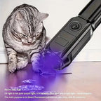UV Flashlight Pet Stain Detection Rechargeable Adjustable Zoom