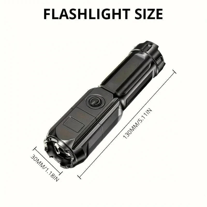 UV Flashlight Pet Stain Detection Rechargeable Adjustable Zoom