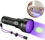 UV Flashlight Pet Stain Detector 395nm Rechargeable