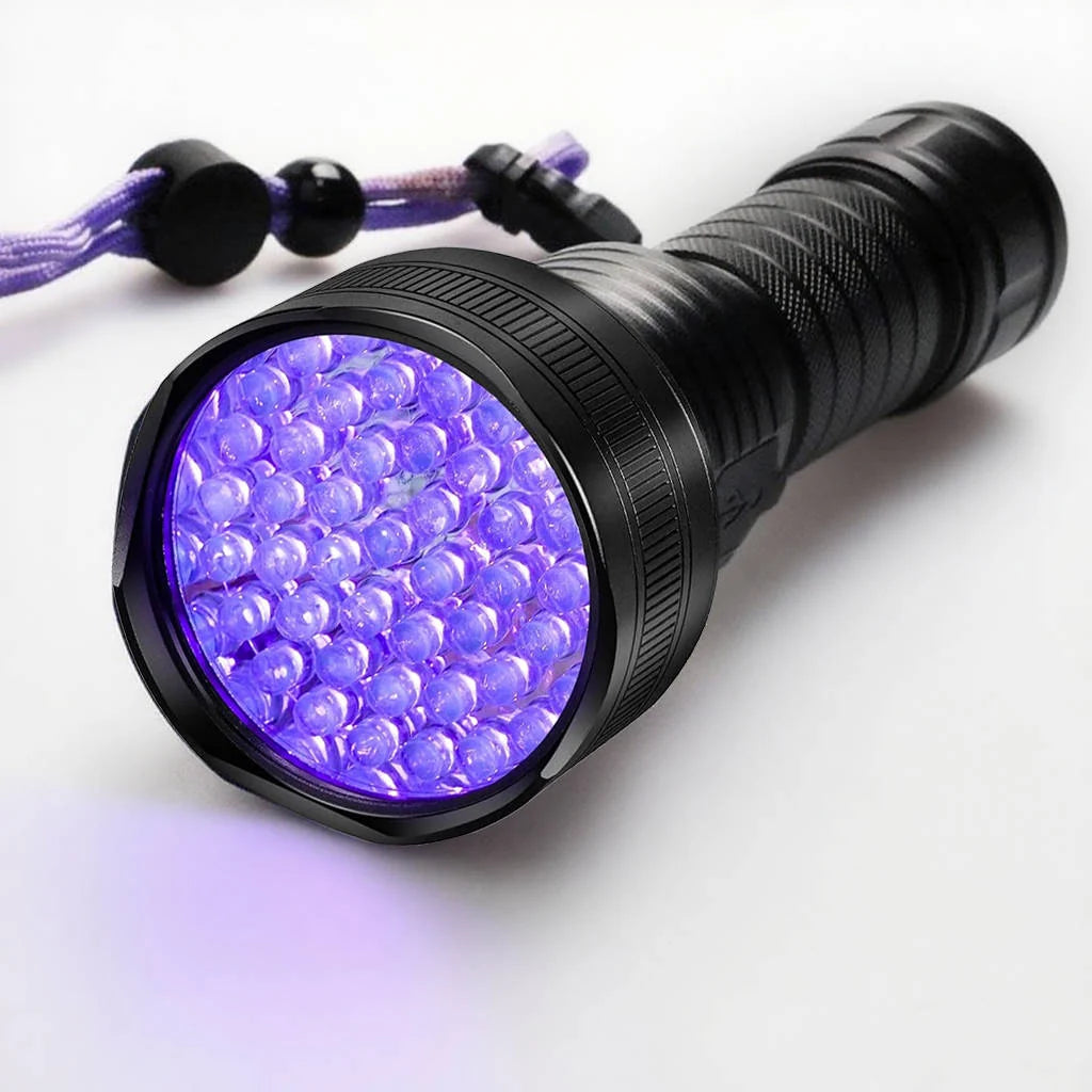 UV Flashlight Pet Stain Detector 395nm Rechargeable