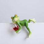 UV-Resistant Resin Frog Plant Hanger