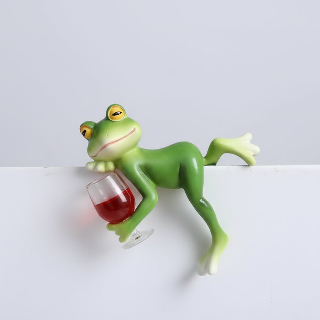 UV-Resistant Resin Frog Plant Hanger