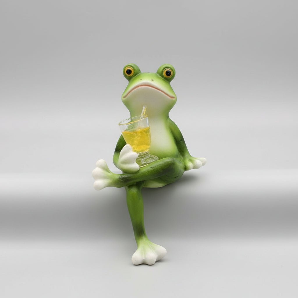 UV-Resistant Resin Frog Plant Hanger