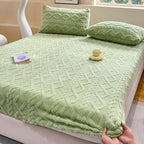 Ultra-Plush Velvet Sherpa Sheet Set (Deep-Pocket)