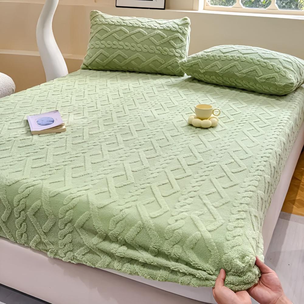 Ultra-Plush Velvet Sherpa Sheet Set (Deep-Pocket)