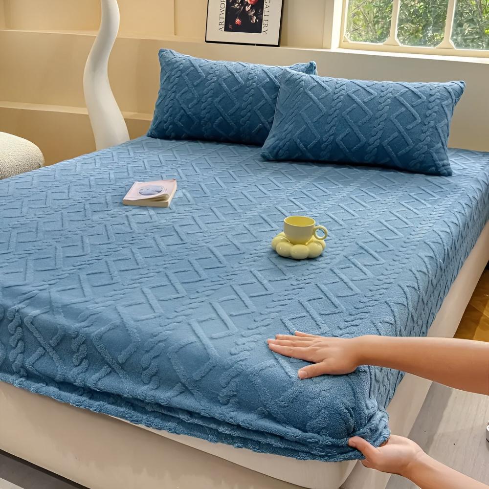 Ultra-Plush Velvet Sherpa Sheet Set (Deep-Pocket)