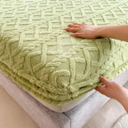 Ultra-Plush Velvet Sherpa Sheet Set (Deep-Pocket)