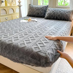 Ultra-Plush Velvet Sherpa Sheet Set (Deep-Pocket)