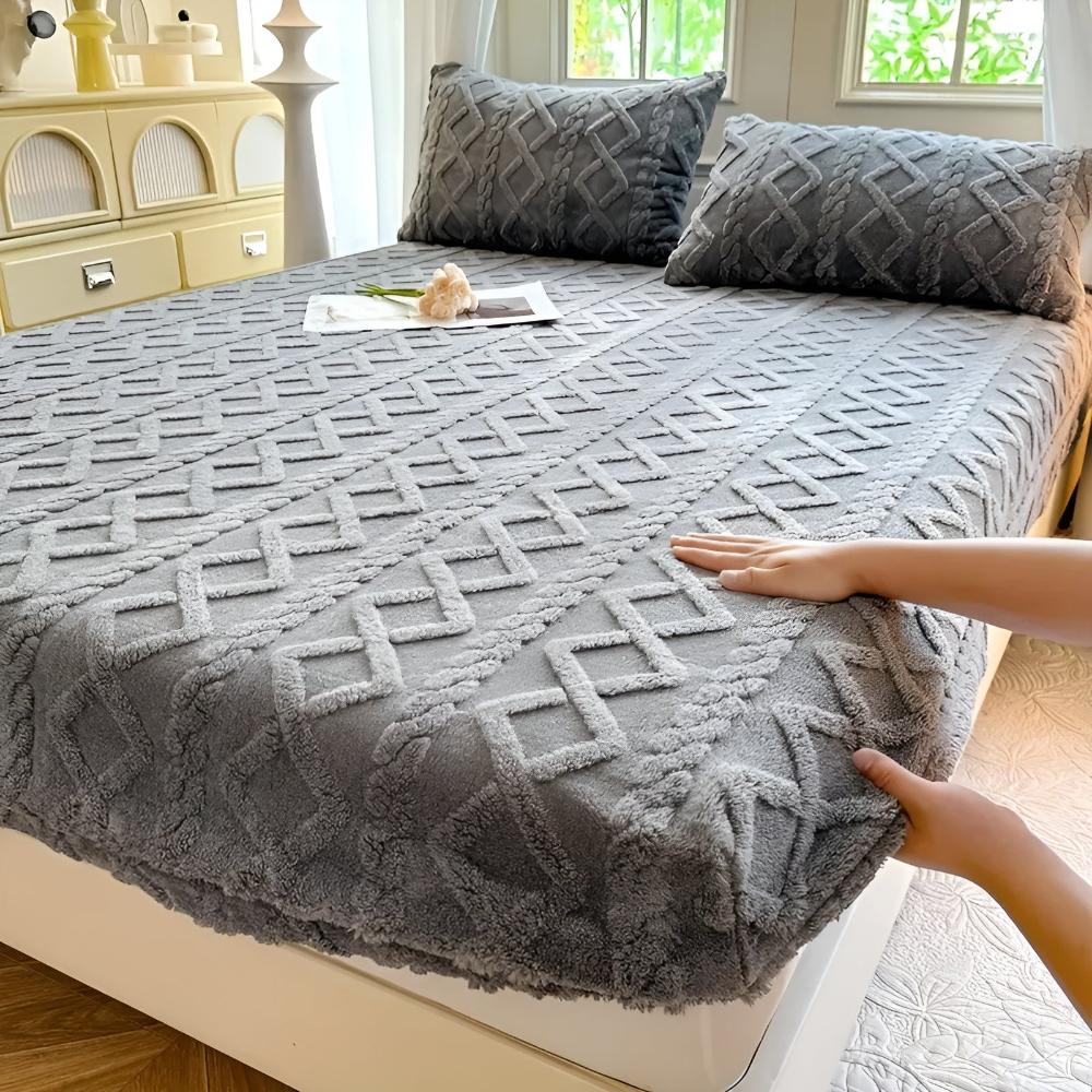 Ultra-Plush Velvet Sherpa Sheet Set (Deep-Pocket)