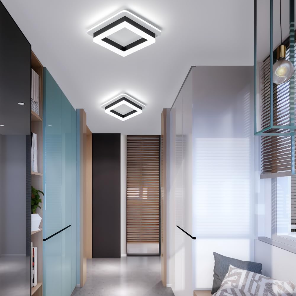 Ultra-Slim Dimmable 3-Color LED Flush Mount Ceiling Light