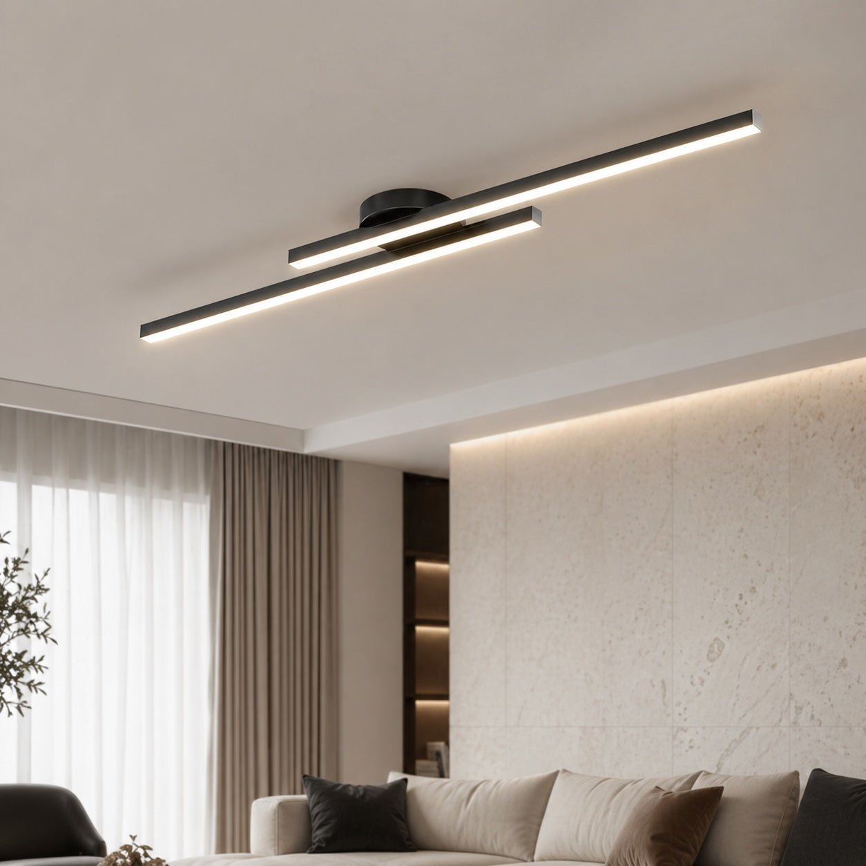 Ultra-Slim Integrated LED Flush Mount Ceiling Light