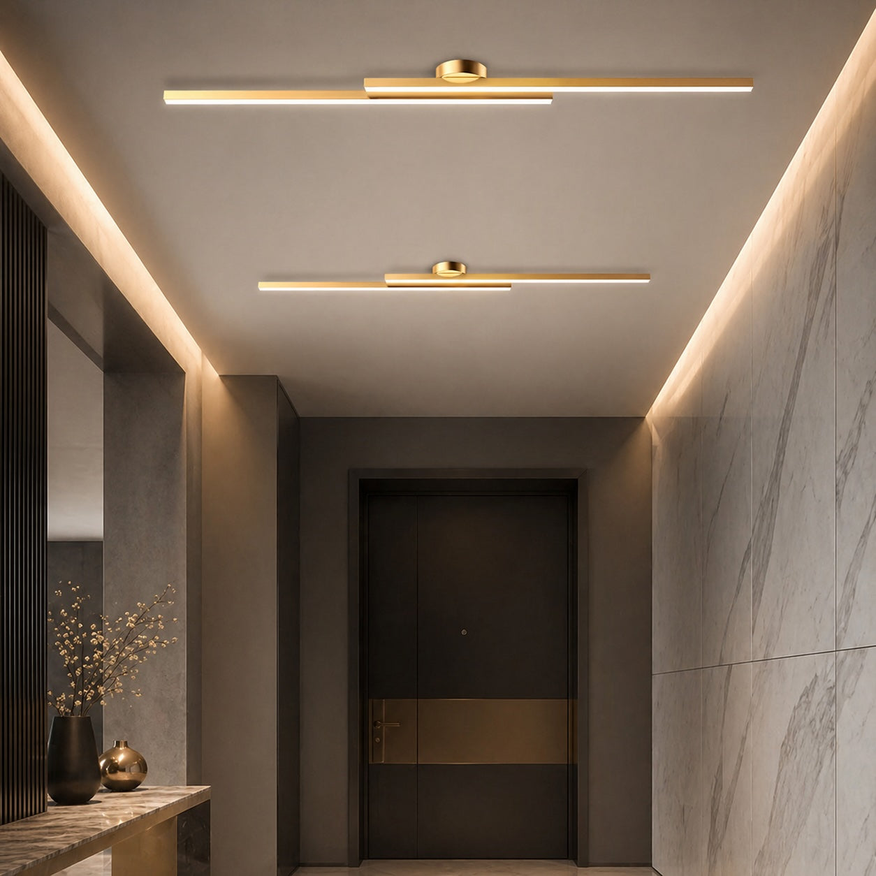 Ultra-Slim Integrated LED Flush Mount Ceiling Light