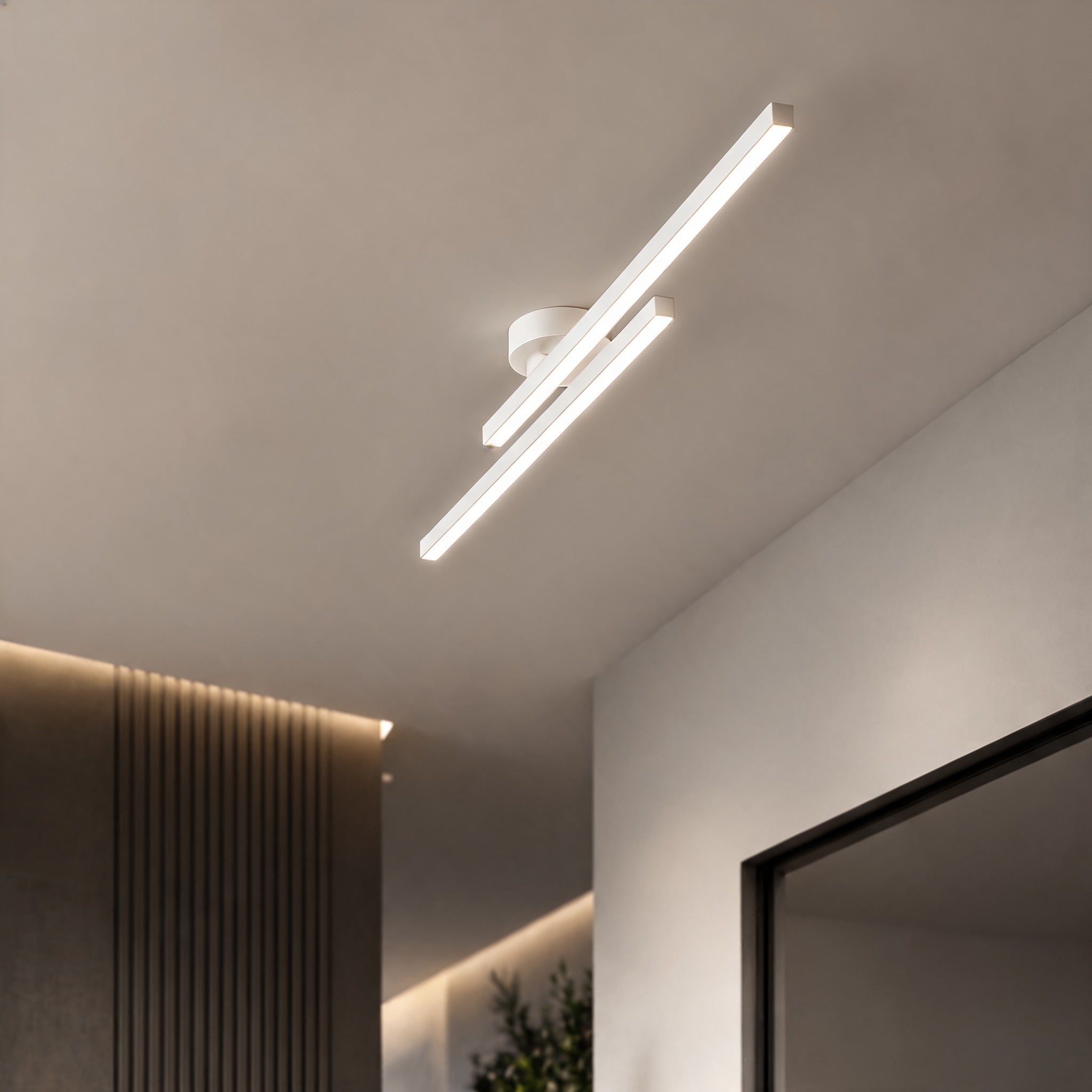 Ultra-Slim Integrated LED Flush Mount Ceiling Light