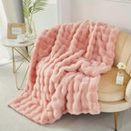 Ultra-Soft Double-Lined Faux-Fur Throw Blanket