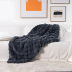 Ultra-Soft Double-Lined Faux-Fur Throw Blanket