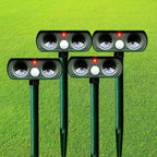Ultrasonic Animal Repeller Solar Motion-Activated 30 Ft