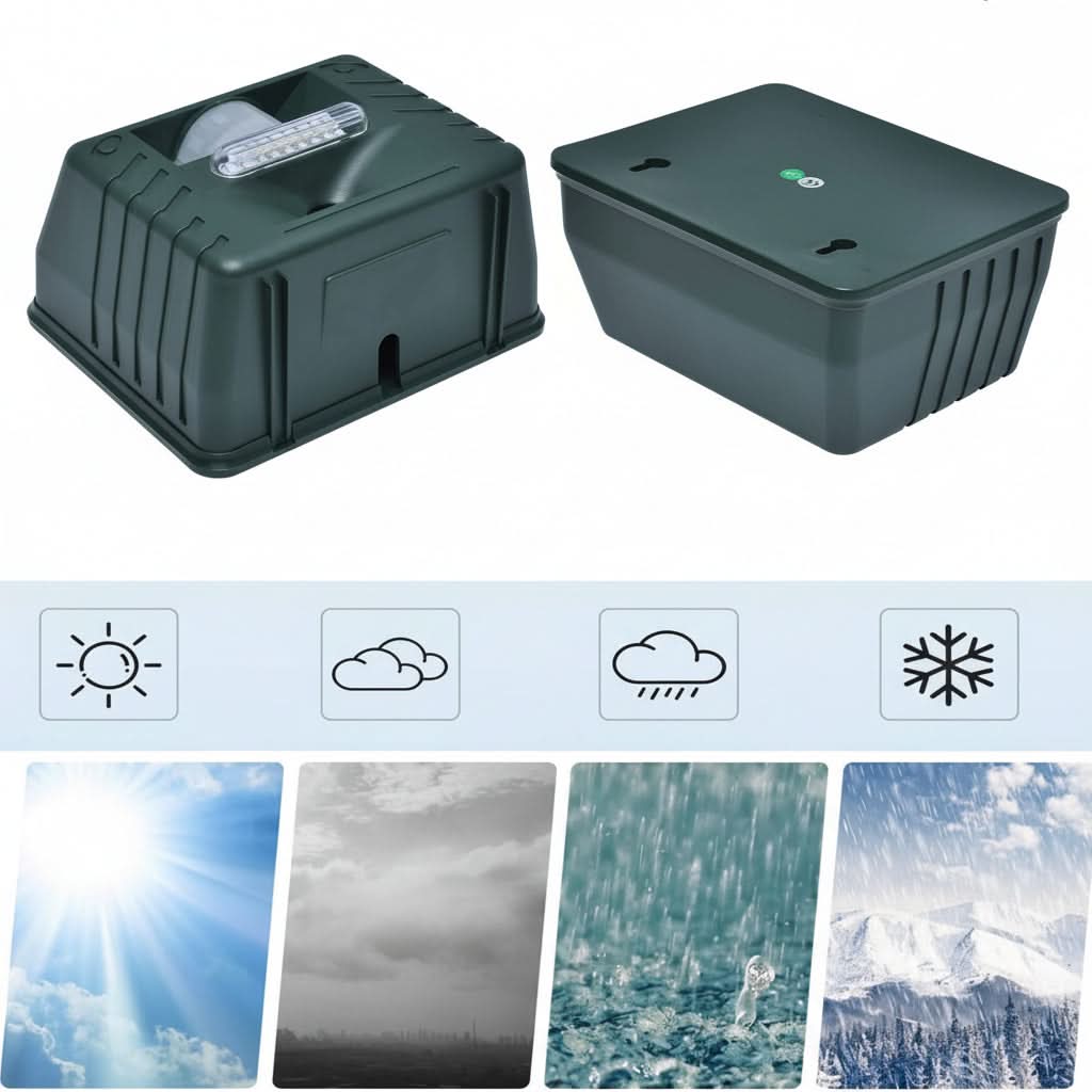 Ultrasonic Bird Repeller Weatherproof Solar & Battery Powered