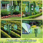 Ultrasonic Cat Repeller PIR Sensor 32.8 Ft Range