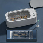 Ultrasonic Cleaner 40kHz Chemical-Free Jewelry & Glasses