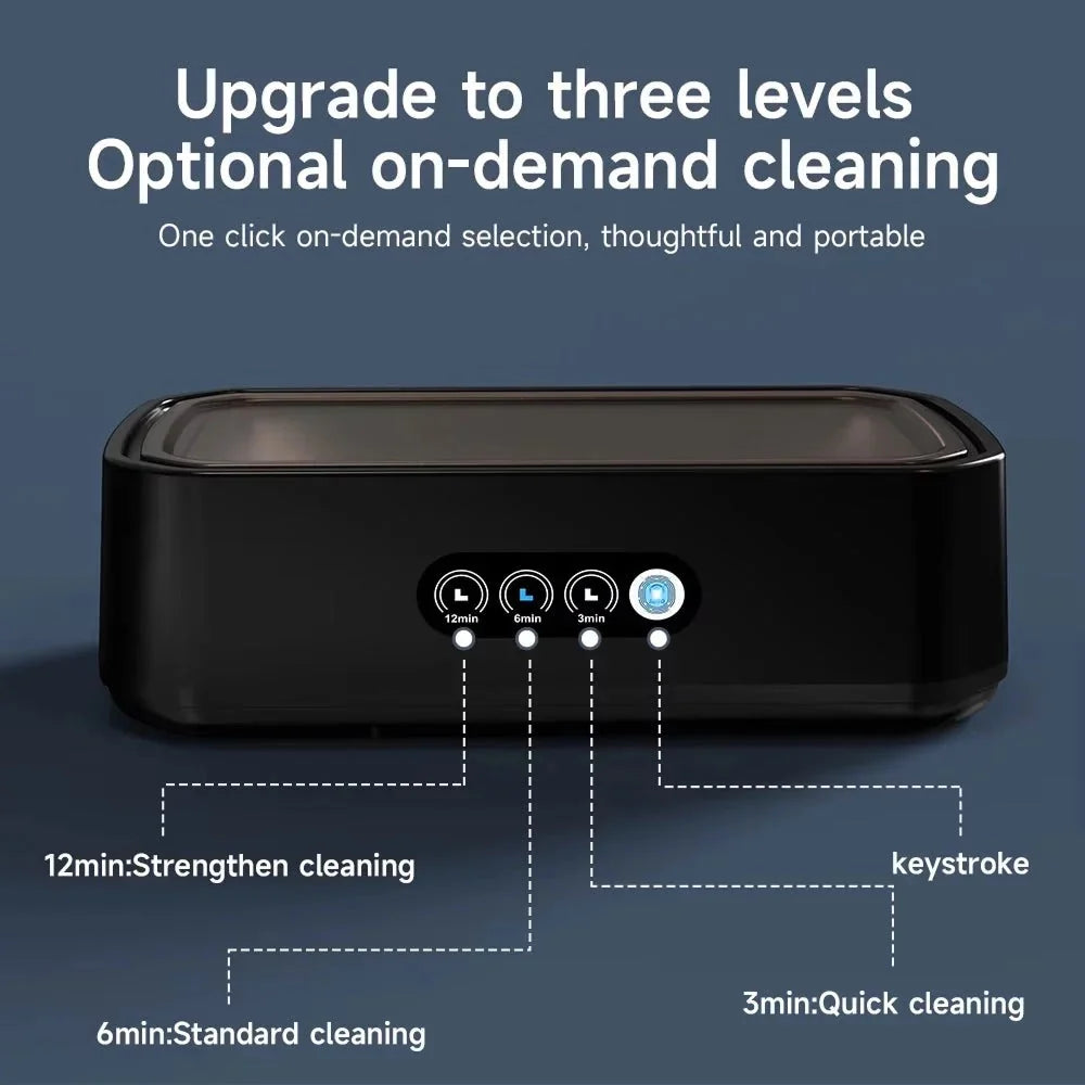 Ultrasonic Cleaner 49 kHz 650ml Stainless Steel Tank