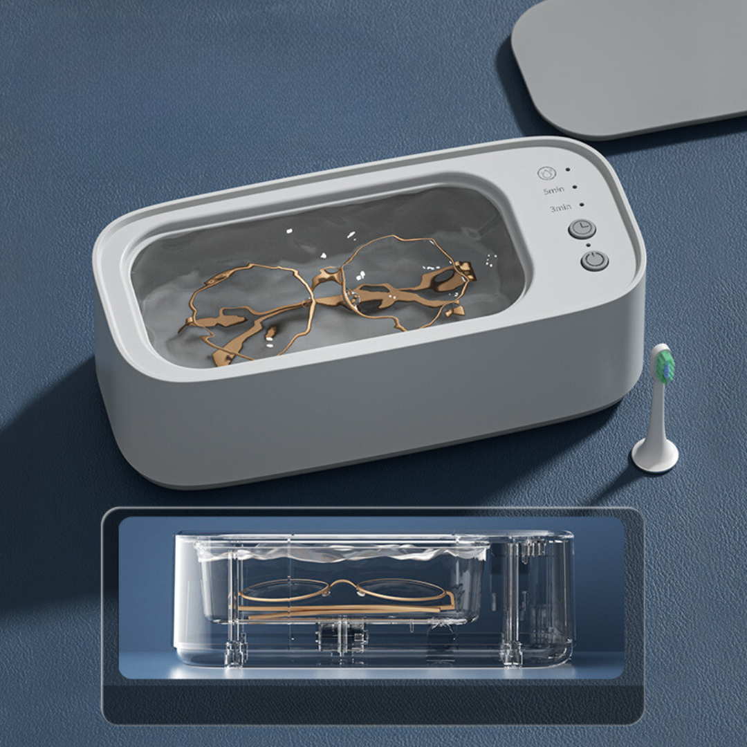 Ultrasonic Cleaner High-Frequency Compact & Gentle
