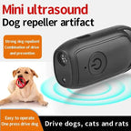 Ultrasonic Dog Repeller Pocket-Sized Single-Button 10-Yard Range