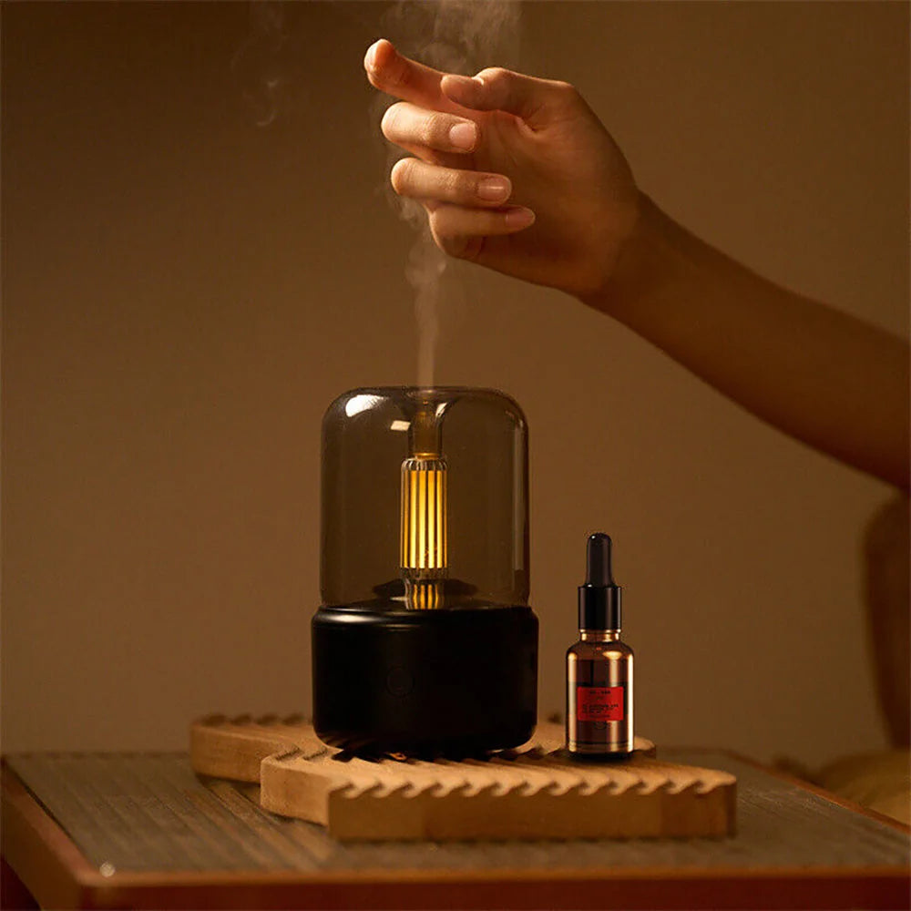 Ultrasonic Humidifier 120ml Silent Aroma Diffuser
