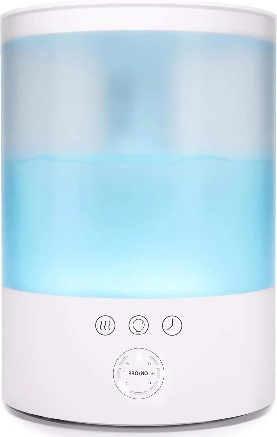Ultrasonic Humidifier Whisper-Quiet 24-Hour Runtime Aromatherapy Tray