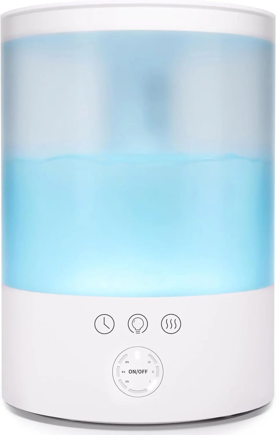 Ultrasonic Humidifier Whisper-Quiet 24-Hour Runtime Aromatherapy Tray