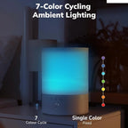 Ultrasonic Humidifier Whisper-Quiet 24-Hour Runtime Aromatherapy Tray