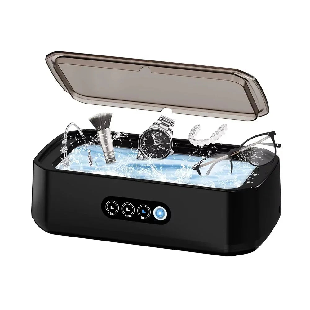Ultrasonic Jewelry Cleaner 49 kHz Stainless Steel 650ml