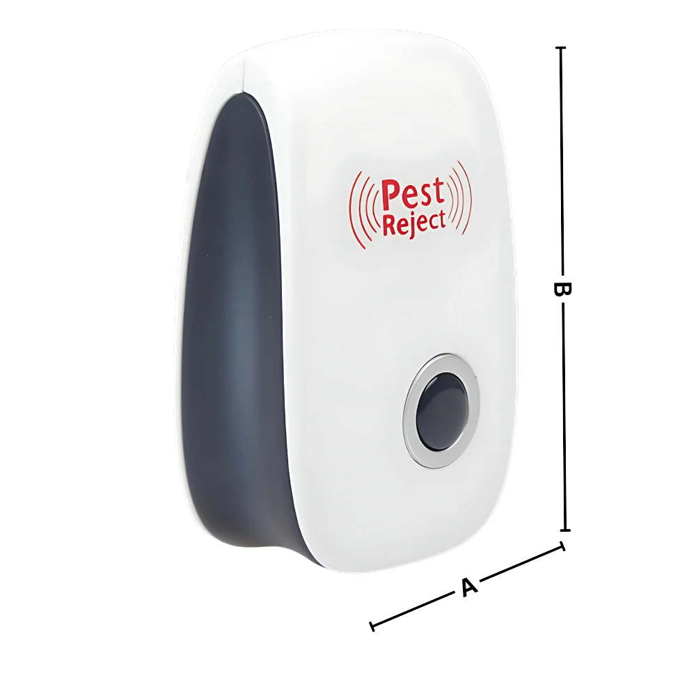 Ultrasonic Pest Repeller 1,615 Sq Ft Coverage Pet-Safe Energy-Efficient
