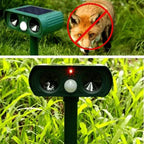 Ultrasonic Pest Repeller Motion-Activated & Solar-Powered 30 Ft Range