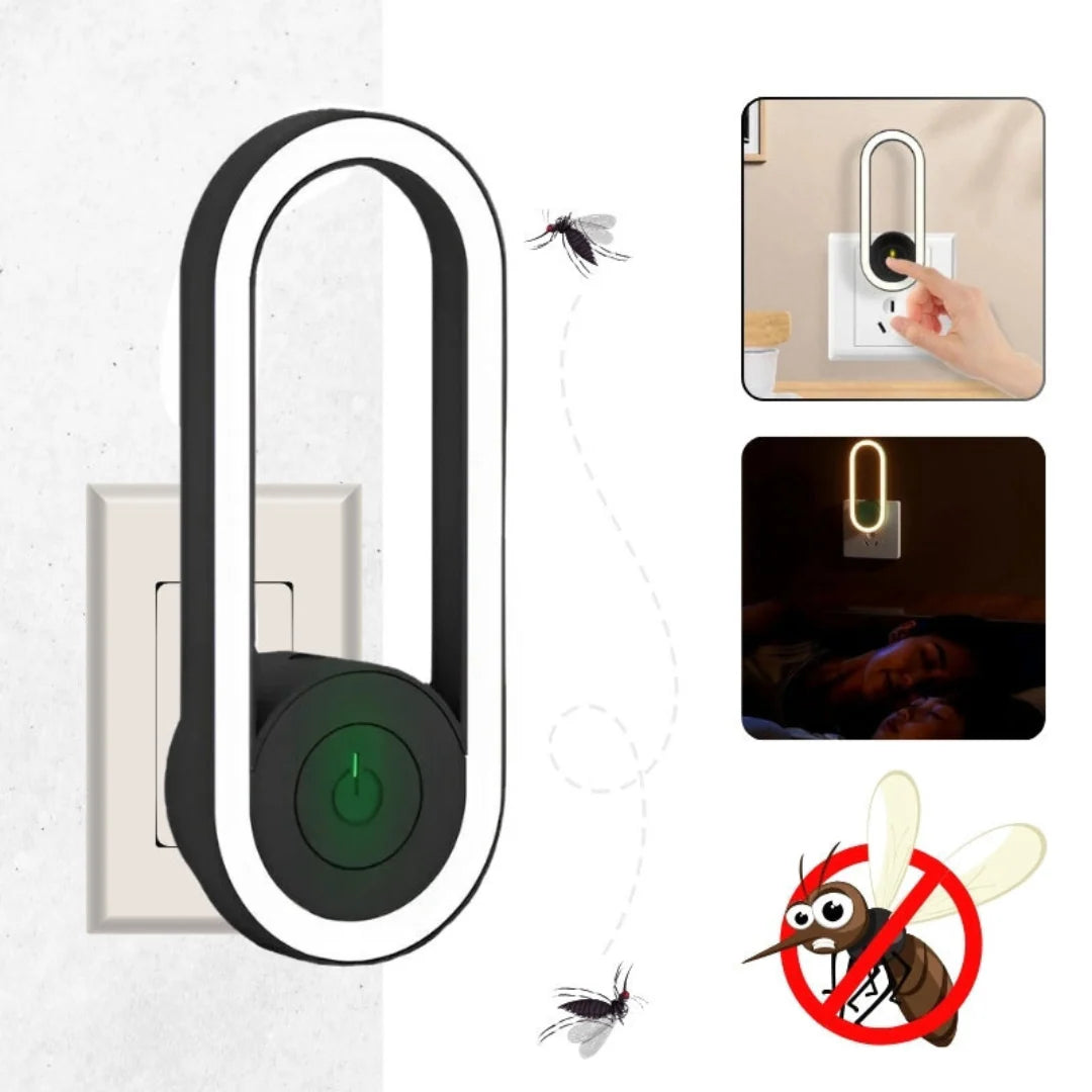 Ultrasonic Pest Repeller Night Light Chemical-Free