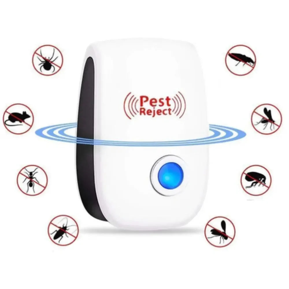 Ultrasonic Pest Repeller Plug-In Chemical-Free & Pet-Safe